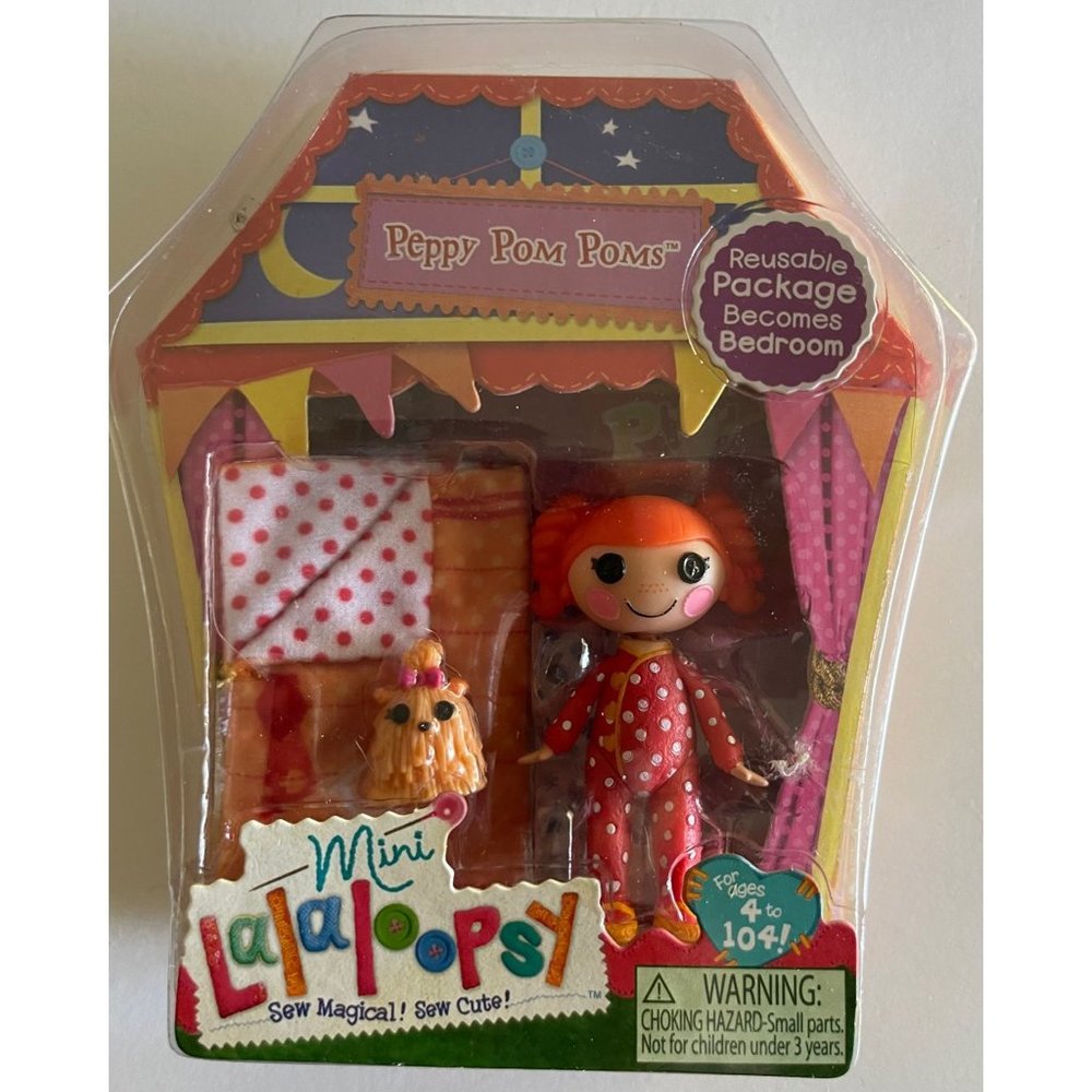 Lalaloopsy Mini Doll Peppy Pom Pom Sleepy series